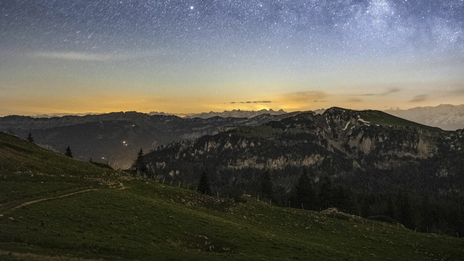 Nachtlandschaften in Naturparken